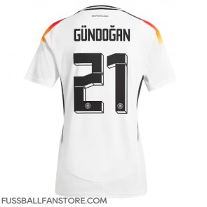 Deutschland Ilkay Gundogan #21 Replik Heimtrikot Damen EM 2024 Kurzarm